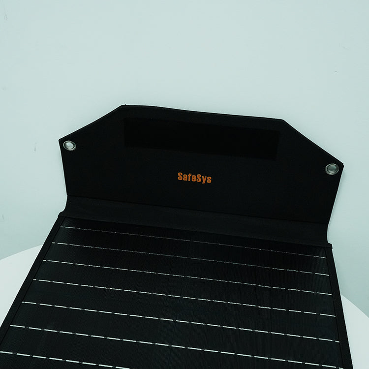 SafeSys 100Watt Foldable Solar Panel, Complete with Adjustable Kickstand