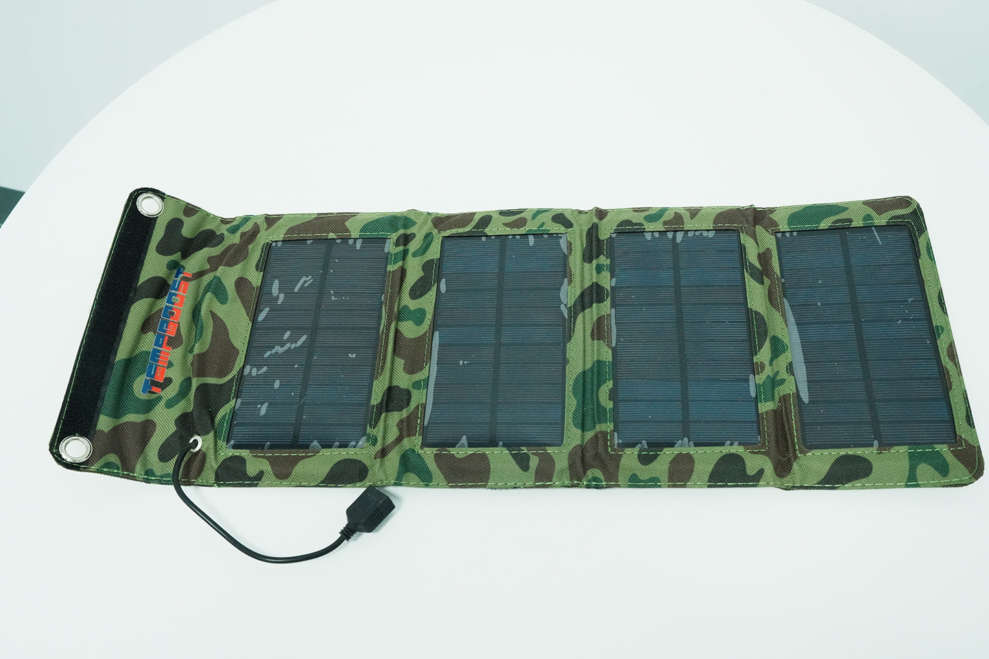 TempBoost 10W Portable Solar Charger, USB-A, Foldable Solar Panel for Camping