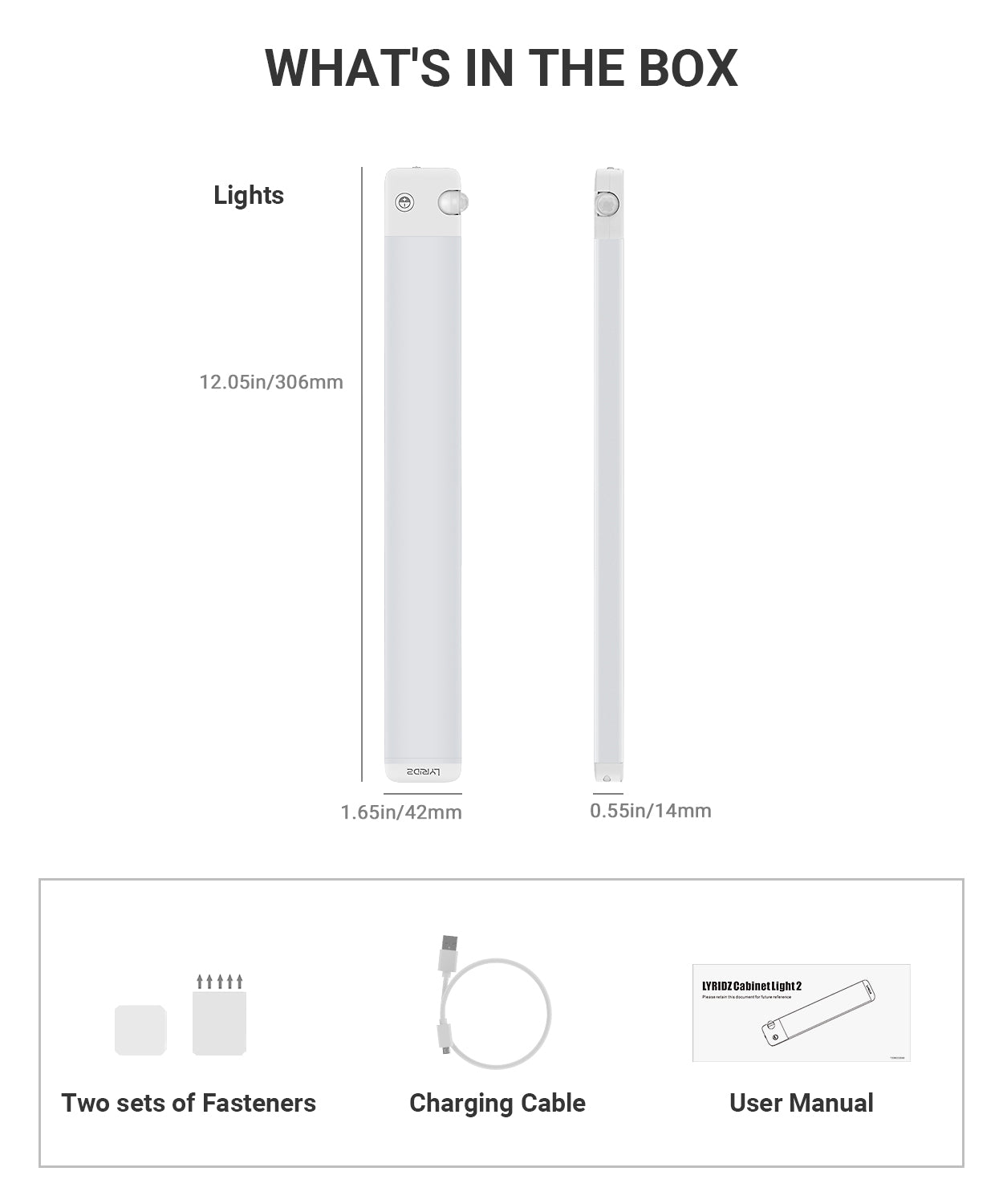 Rechargeable Motion Sensor Night Light A5125 – LYRIDZ