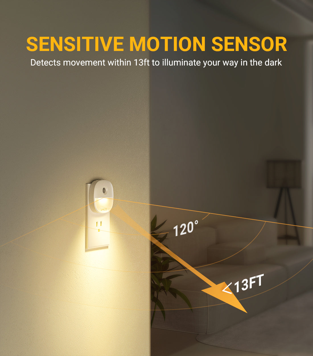 Rechargeable Motion Sensor Night Light A5126 – LYRIDZ